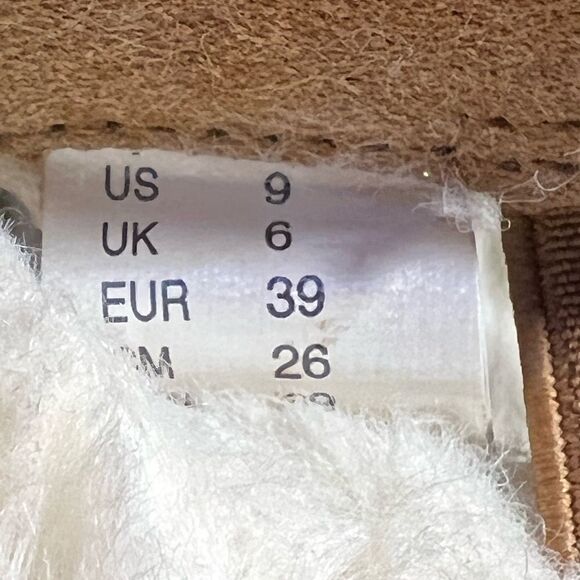 Womens SKECHERS On The Go Joy Bundle Up Tan Fur Lined Ankle Boots / Size 9 - Picture 9 of 9